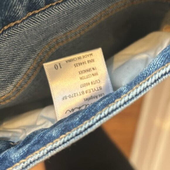 Kancan Women's Blue High Rise Straight Leg Denim Jeans Size 10 - Picture 8 of 8